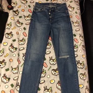 EUC Old Navy Extra High Rise Sky Hi Straight Jean